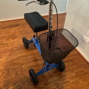 tuffcare smooth seated knee scooter, slow propelled mobility knee walker.