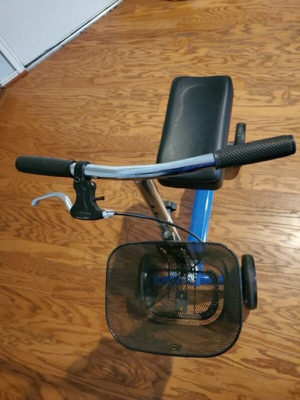 tuffcare smooth seated knee scooter, slow propelled mobility knee walker.