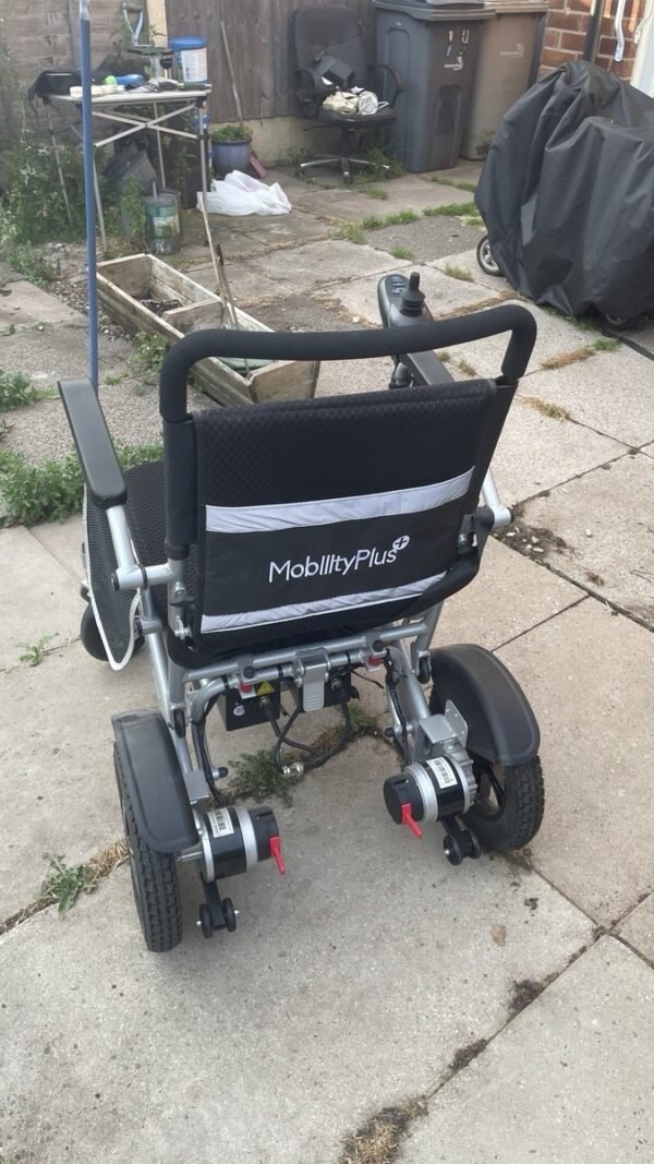 mobilityplus+ ultra light instant folding electric wheelchair