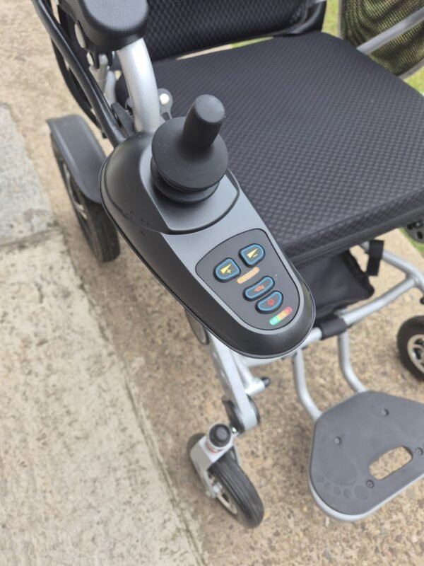 the mobilityplus+ ultra light instant folding electric wheelchair
