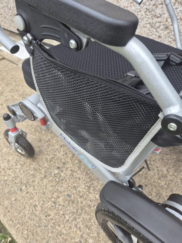 the mobilityplus+ ultra light instant folding electric wheelchair