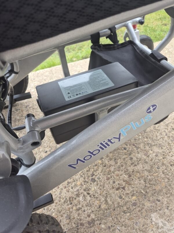 the mobilityplus+ ultra light instant folding electric wheelchair