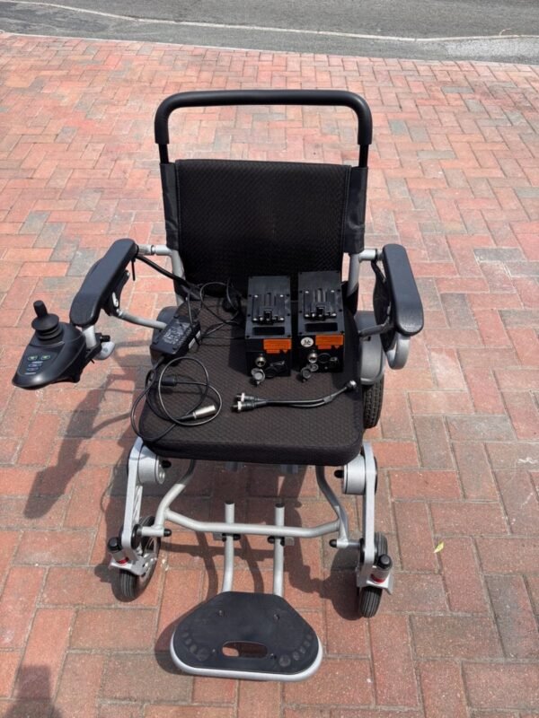 the mobilityplus+ ultra light instant folding electric wheelchair
