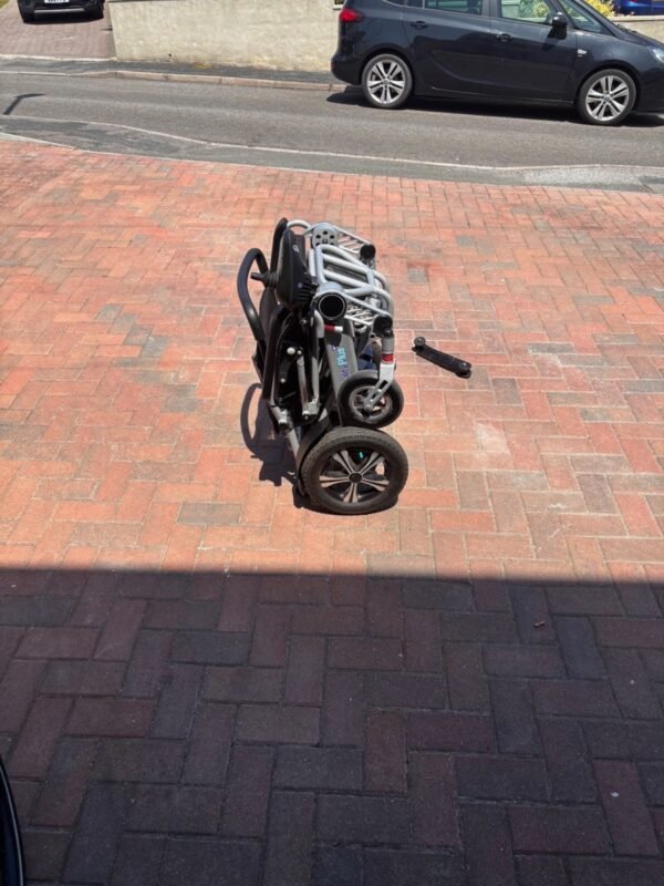 the mobilityplus+ ultra light instant folding electric wheelchair