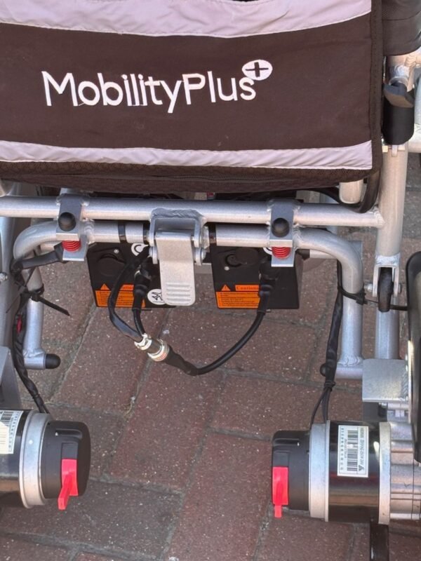 the mobilityplus+ ultra light instant folding electric wheelchair