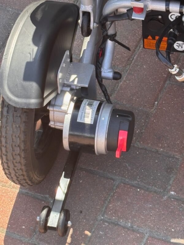 the mobilityplus+ ultra light instant folding electric wheelchair