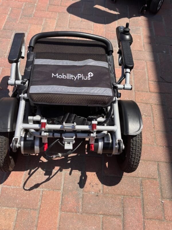 the mobilityplus+ ultra light instant folding electric wheelchair