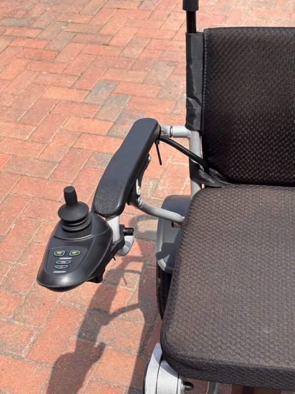 the mobilityplus+ ultra light instant folding electric wheelchair